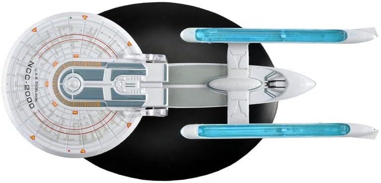 Miniatura 5 de Hero Collector Eaglemoss U.S.S. Excelsior NCC-2000  Colección oficial de Starships Star Trek  Modelo Replica