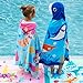 Joiedomi Shark Hooded Towels for Kids Soft 100% Cotton Kids Beach Towel 30