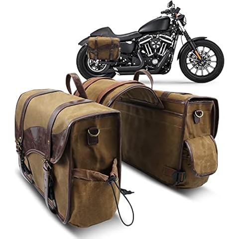 NICECNC Vintage Canvas Saddle Bags Cover