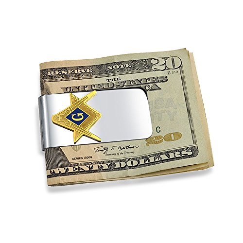 Personalized Large Wide Strong Symbol Message Blue Square Compass Masonic Insignia Freemason Tie Clip Bar Necktie For Men Silver Gold Tone Stainless Steel2