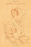  Ballerina Journal: Lined journal with ballerina images on pages for people who love ballet