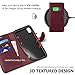 TUCCH Case Wallet for iPhone Xs Max, Stand PU Leather Flip Cover with RFID Blocking Card Slot [Auto Wake/Sleep] Wireless Charging [Shockproof TPU Shell] Compatible with iPhone Xs Max 6.5