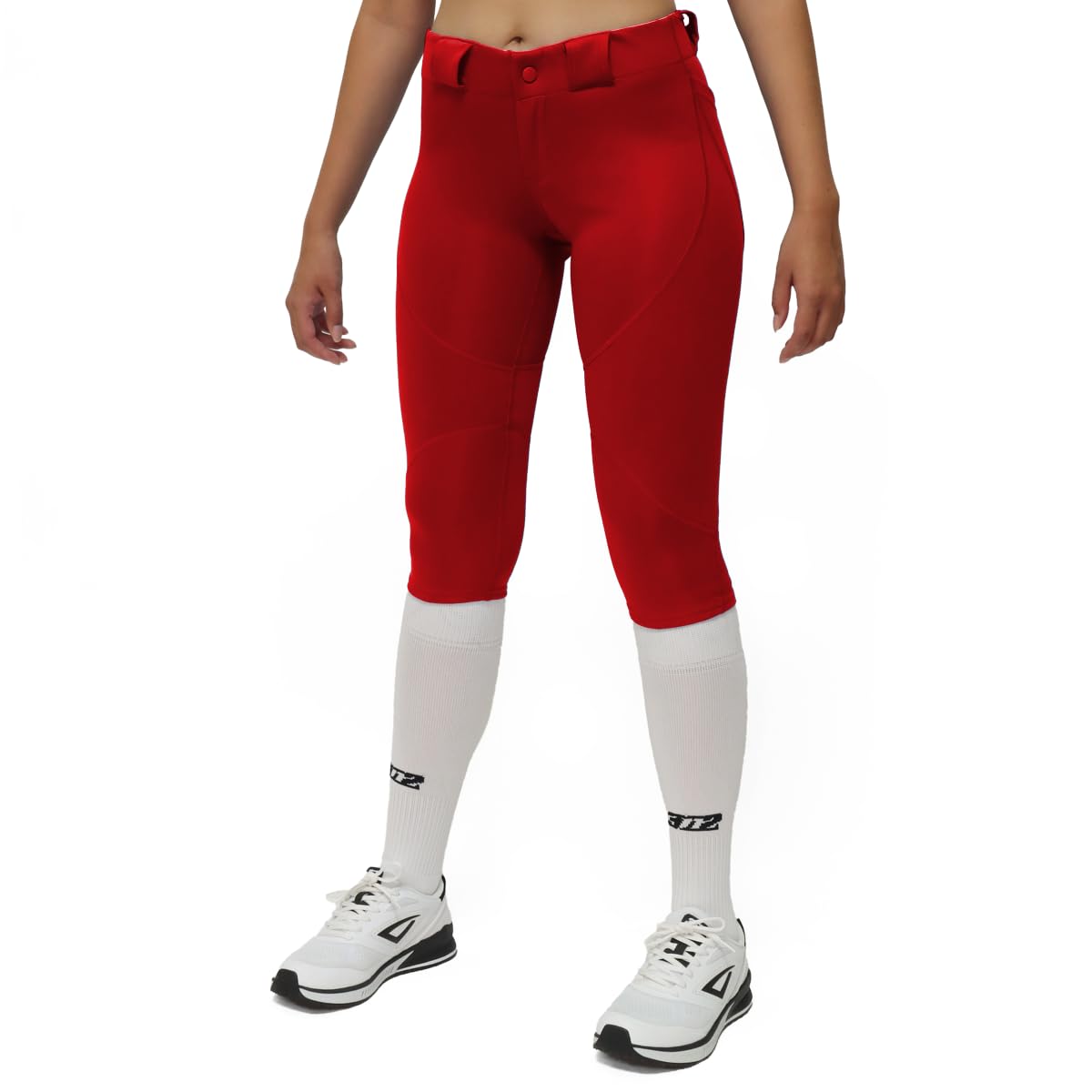 3N2 NuFit Pro 3/4-Softball-Höschen für Damen, Fastpitch Softball-Hose mit verstärkten Knien und Gleitzonen