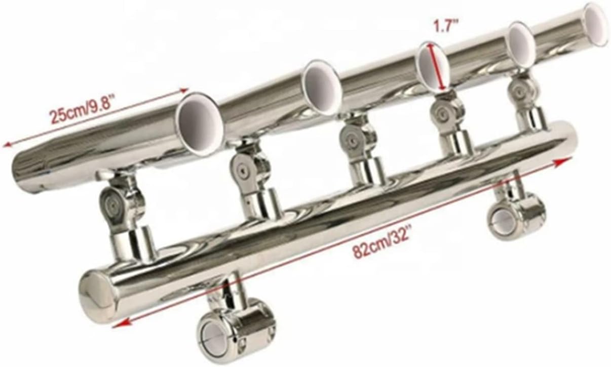 Fishing Rod Racks 5 Rod Holders Angle Adjustable Rod Holders Fishing Console Boat for Boat Yacht