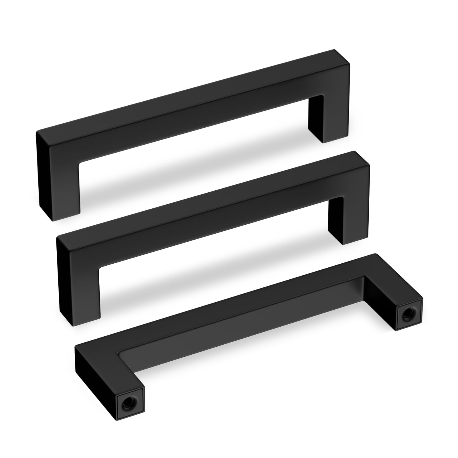 Black Cabinet Handles - Kitchen Drawer Pulls -30 Black Cabinet Handles - Kitchen Drawer Pulls -30