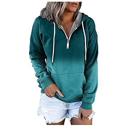 Zldhxyf Longshirt Damen T-Shirt mit LangÄrmeln für Frauen...