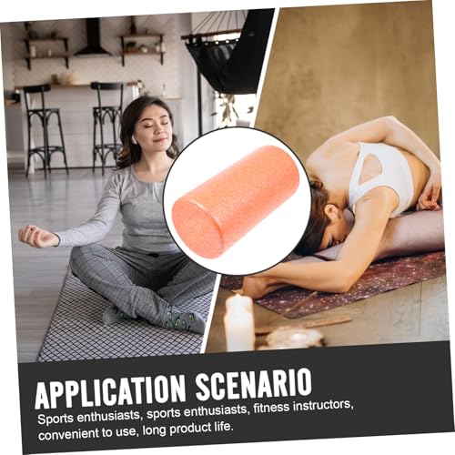 Yoga Massage Roller Foam Cylinder, material EPP, 30x15 cm, color naranja, para relajación muscular, fisioterapia y yoga miniatura 3