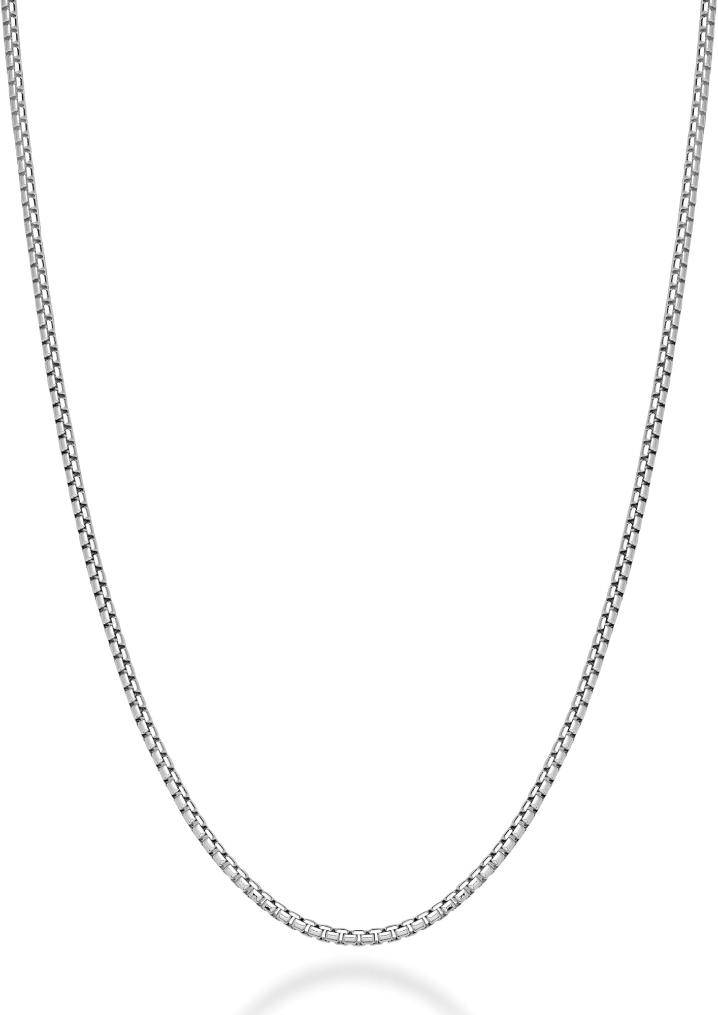 VAMA FASHIONS Elegant Stainless Steel Polished Finish Western Charm Stylish Durable Neck Box Necklace Chains for Girls & Women (3mm Box Chain for Neck) (B0DCZ8BGGW) Amazon Price History, Amazon Price Tracker