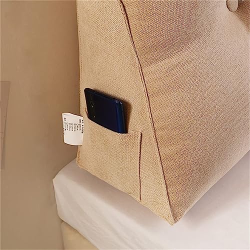Coussin long pour tête de lit grand oreiller triangulaire canapé déhoussable - 2