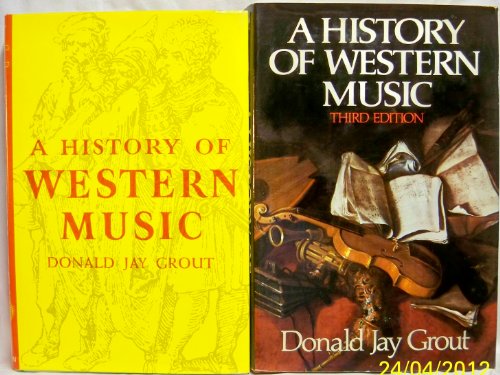 A History of Western Music 0393951367 Book Cover