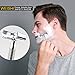 WEISHI Butterfly Open Double Edge Safety Razor for Men, Chrome Long Handle with 5 Stainless Razor Blades Included, Reusable Wet Shave Tool for Smooth, Close Shave