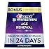 Crest 3D Whitestrips Age Renewal Teeth Whitening Kit, 24 Treatments (20 + 4 Bonus), Each with 1 Upper/1Lower, 48 Strips Crest 3DWhite Teeth Whitening Strips