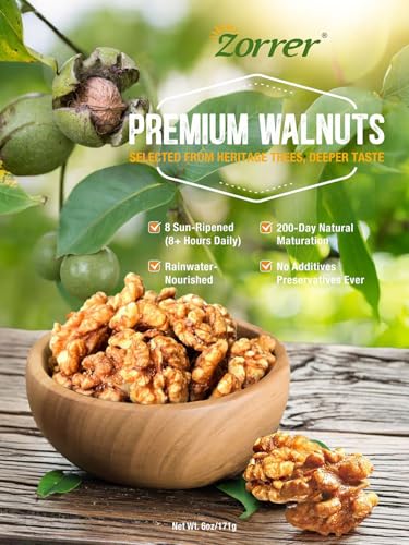 Image of Zorrer Black Truffle Walnuts, 6 oz, Not Fried, Freshly Roasted & Seasoned | No Added Sugar, Non-GMO, Vegan & Gluten-Free, Flavor Snack for Sports Events, Movie Nights & Gatherings