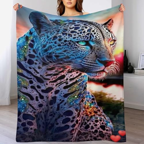 Couverture de canapé léopard pour des soirées cocooning chaleureuses