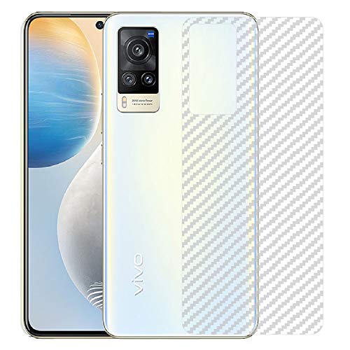 Image of Compatible with Vivo X60 Back Screen Protective Film Carbon Fiber Skin Transparent Screen Guard Sticker