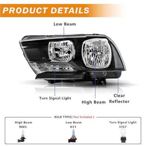 2011–2014 Dodge Charger Black Housing Headlight Review - Image 5