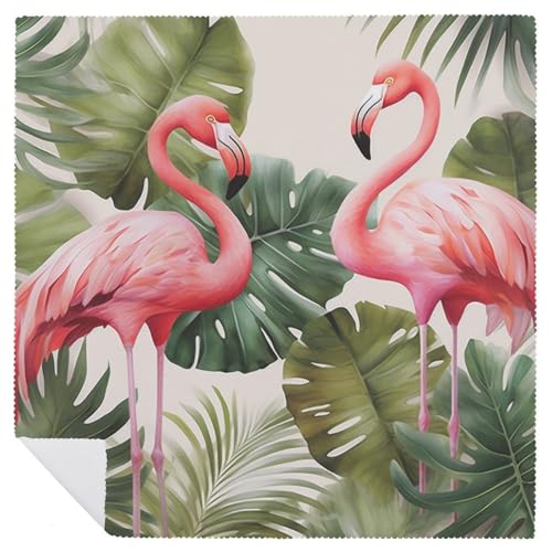 Servilletas de Tela Flamingo Palm Trees 4 Piezas miniatura 6