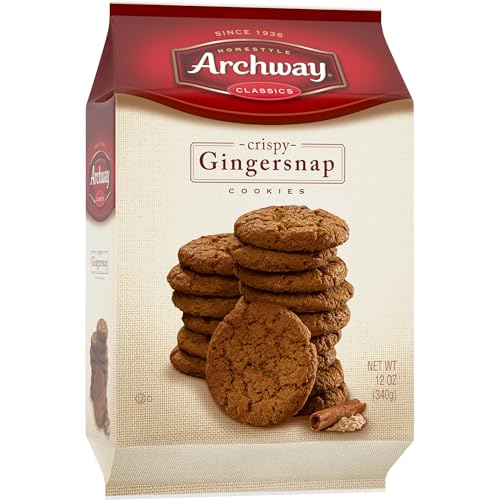 Image of Archway Cookies, Crispy Gingersnap Cookies, 12 Oz