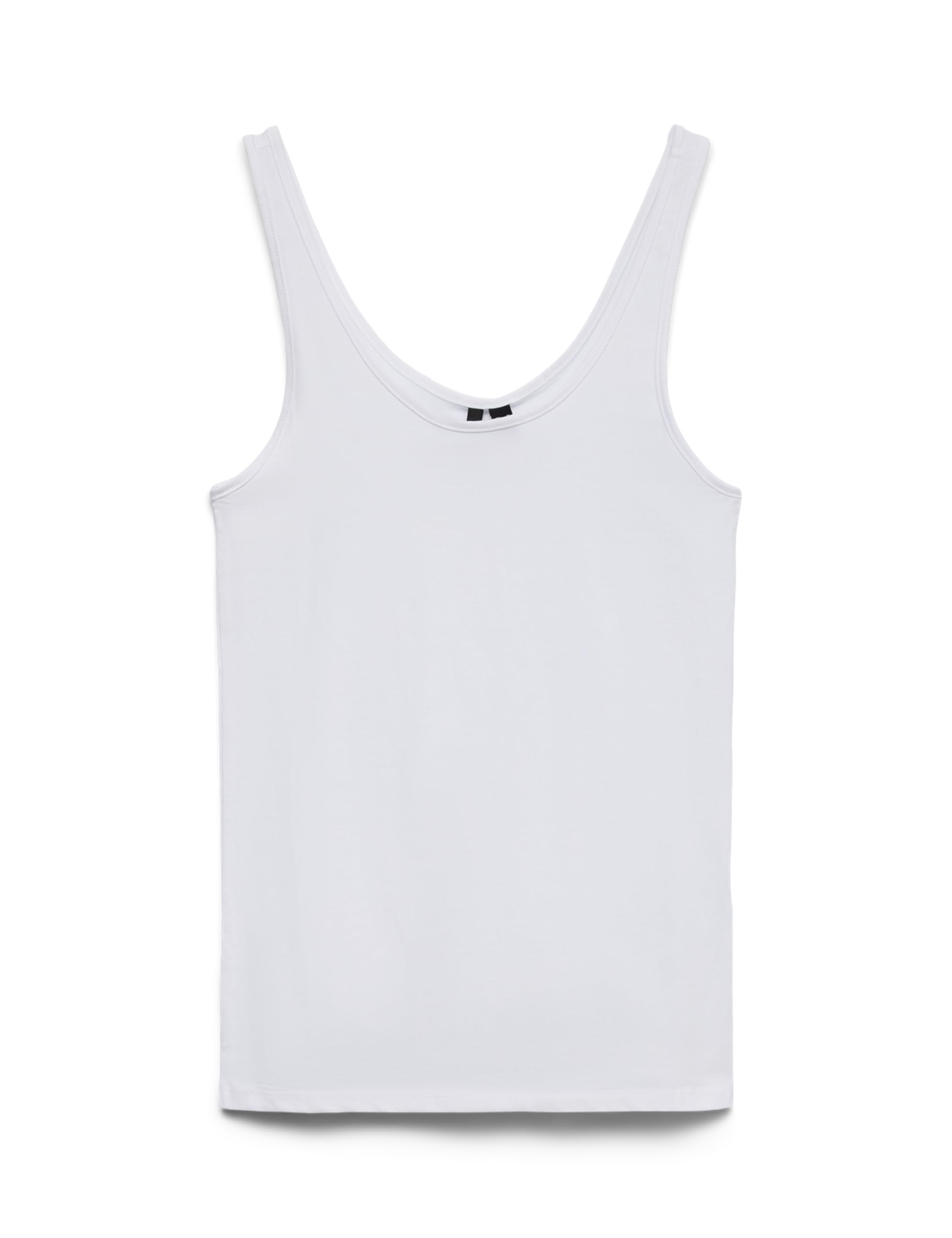 Vero Moda Women's Bright White Vmmaxi My Soft Uu Tank Top Noos Vest, White (Bright White), Xs Uk