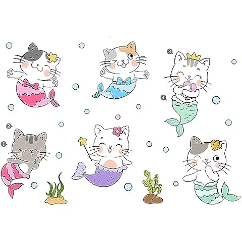 Buer Homie Funny Cat Wall Stickers Cover