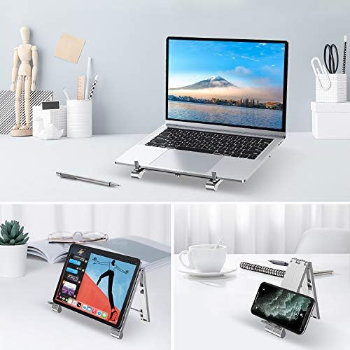 Foldable Mini Aluminum Laptop Stand - Image 8