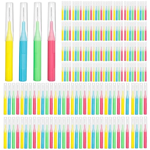 Image of RAZOKO Interdental Brush, Toothpick Flossing Head,Easy Use Tooth Cleaning Tool (176 Count)(2mm /2.3mm /2.5mm /3mm)
