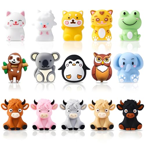 CYGMRFH Perlas de silicona para quemar en 3D para bolígrafos, 15