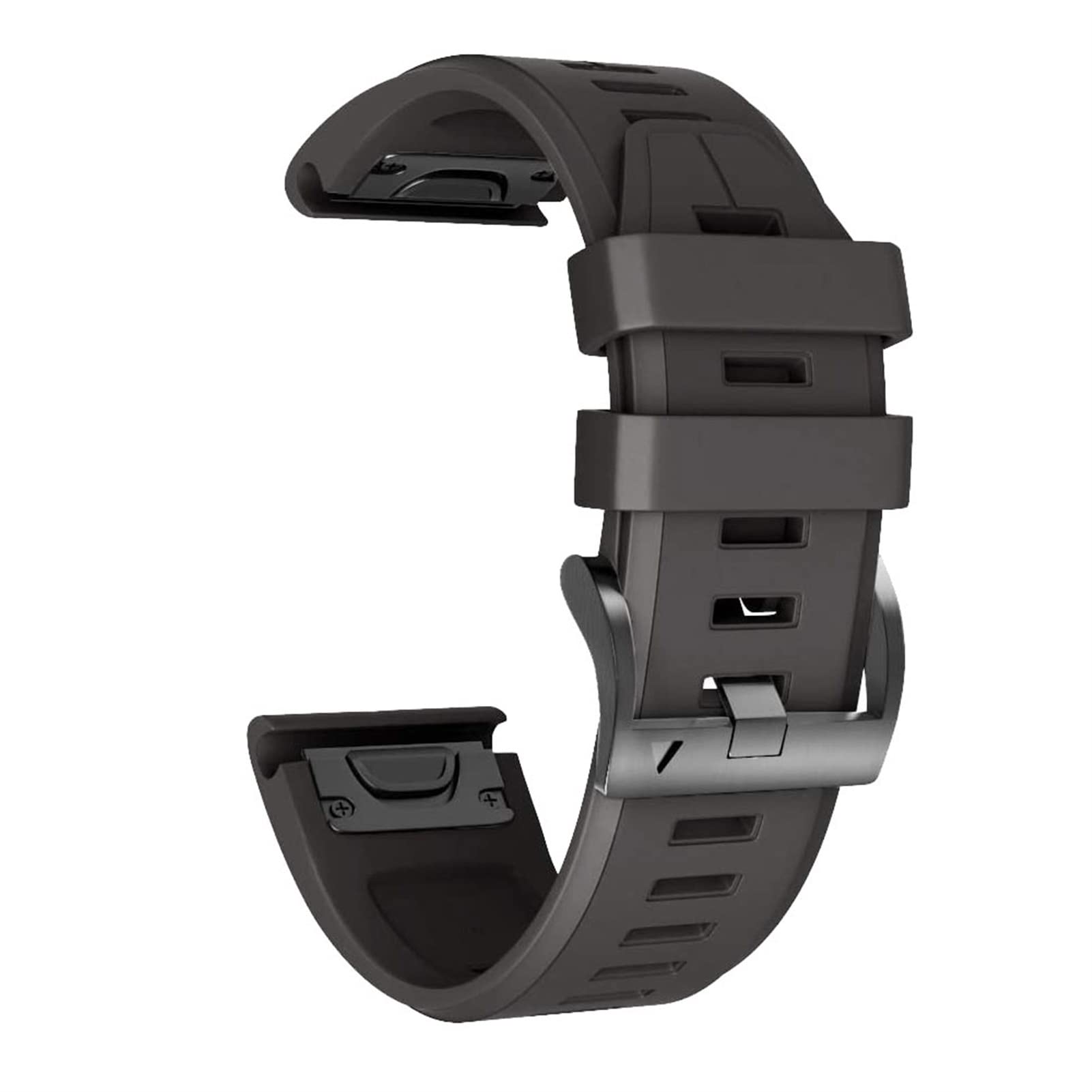 Bracelet montre 26mm noir pour vos aventures en Fenix 5X