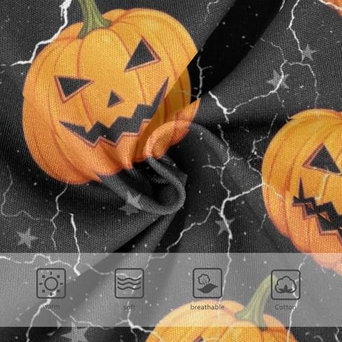 Toddler Girl Panties, Lantern Pumpkins Cotton Underwear for Girls, 2–8 Years3