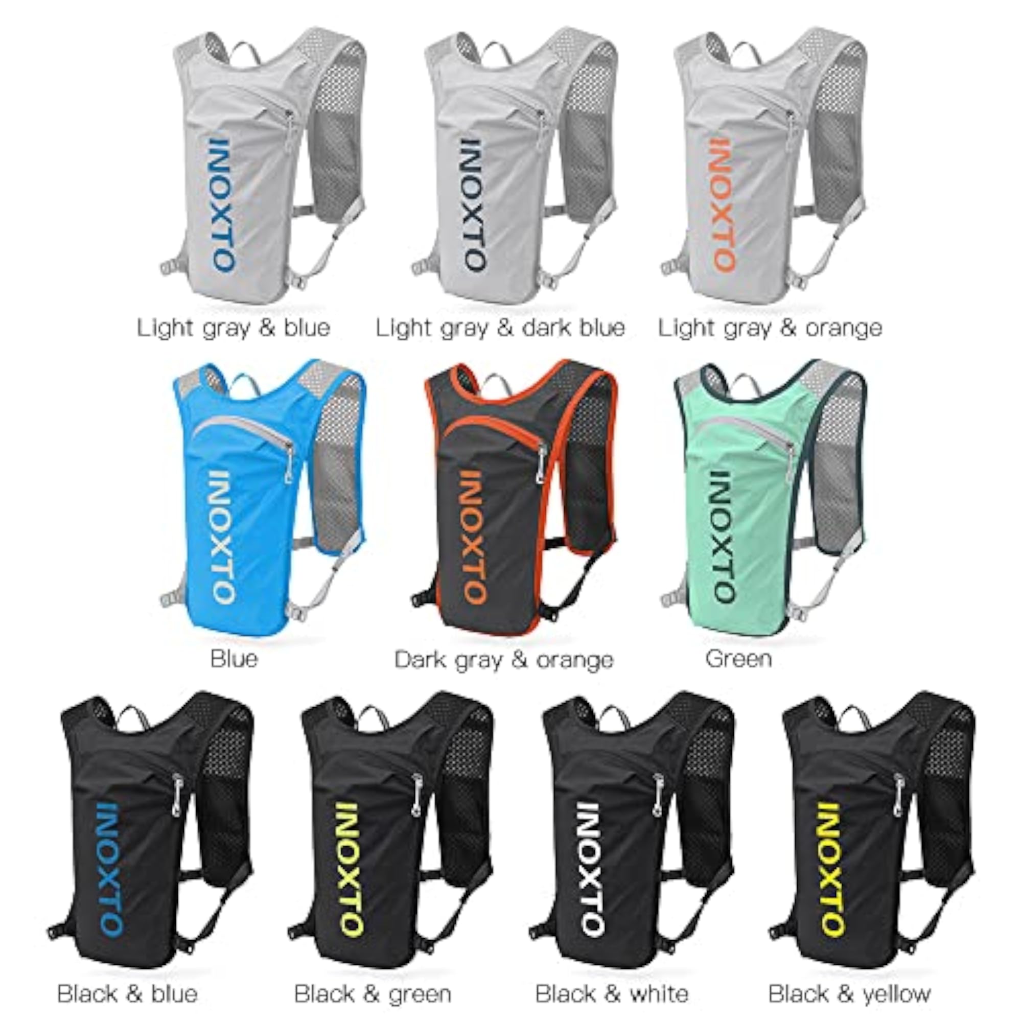 5L Outdoor Running Vest Bag for Camping and Hiking