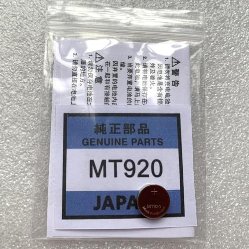 Batería MT920 para reemplazo de capacitor reloj Citizen