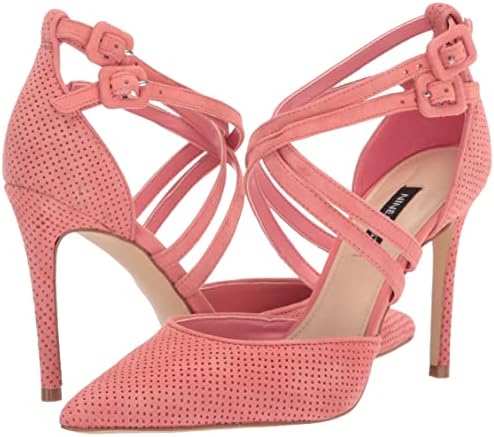Nine West Women's Festa Pump, Coral Orange, 8 | Image 6