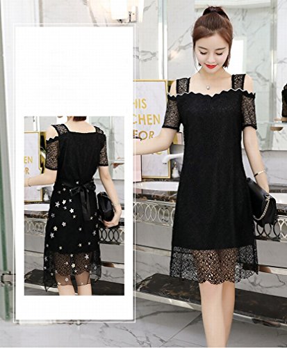 Robe d'été en dentelle 4XL fluide pour sublimer vos formes - 2