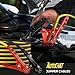 AutoChat Jumper Cables for Car Battery, 8 Gauge 12 Feet Automotive Booster Cables, for Jump Starting Dead or Weak Batteries with Carry Bag