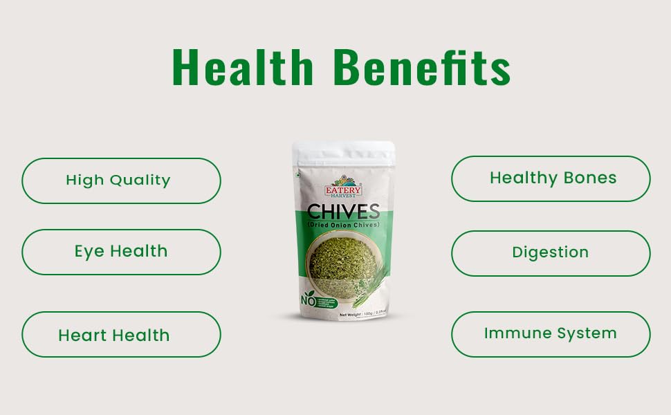 EATERY HARVEST by Saipro Chives 150g, Herb Seasoning |Chives Dried Leaves as flavourings in dumplings, soups, stews|Natural, GMO free - Image 5 thumbnail