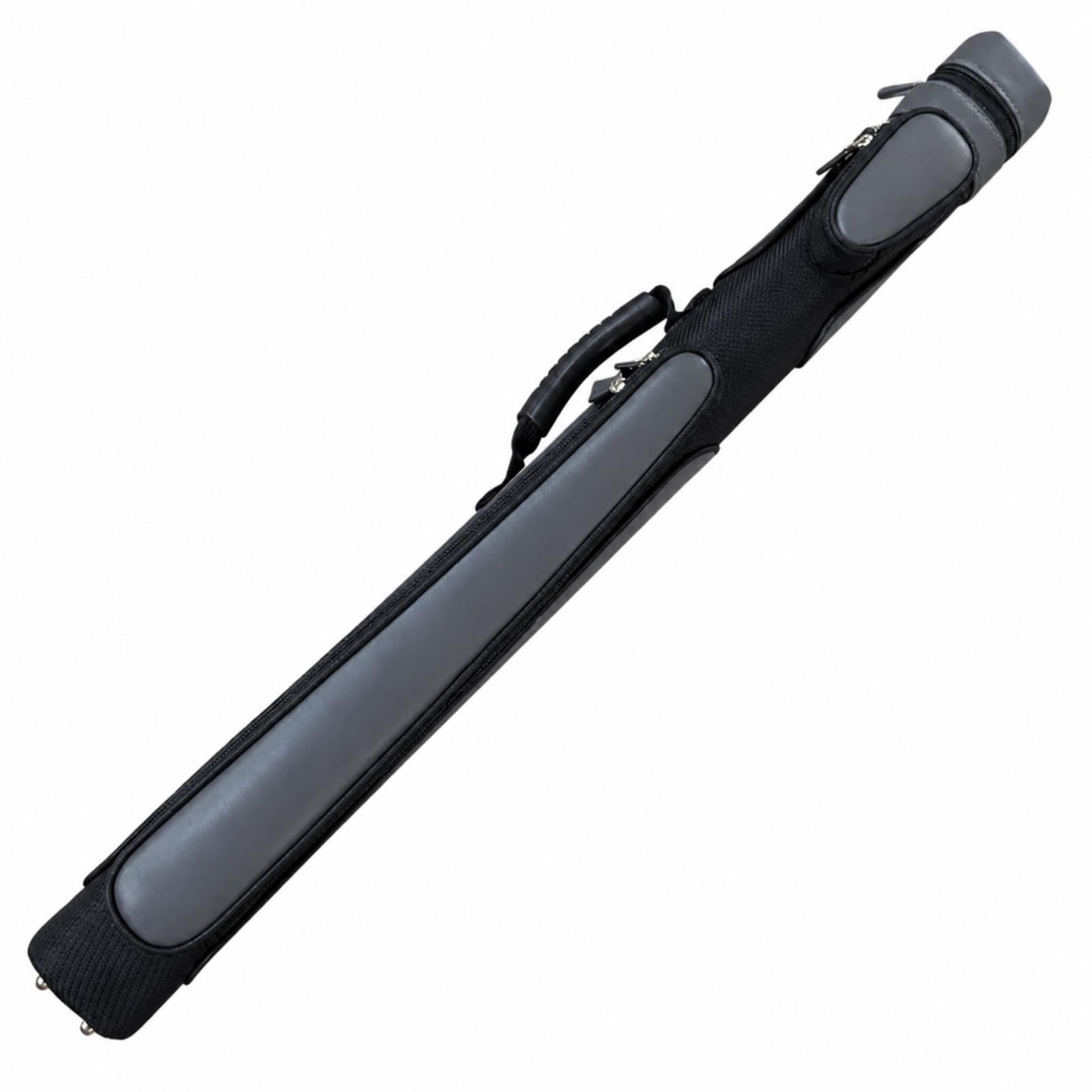 predolo Queue-Tasche mit Tragegriff | Robuste PU-Kunstleder-Konstruktion, Pool-Queue-Tasche, kompakt, Köchertasche, für Training, Vereinsabend, Billardspieler, Grau
