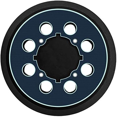 1 x SabreCut OSSCS003 125mm Medium 8 Hole Random Orbital Sander Hook & Loop Backing Pad Compatible with DeWalt DWE6423 6423K DWE6421 6421K DCW210B
