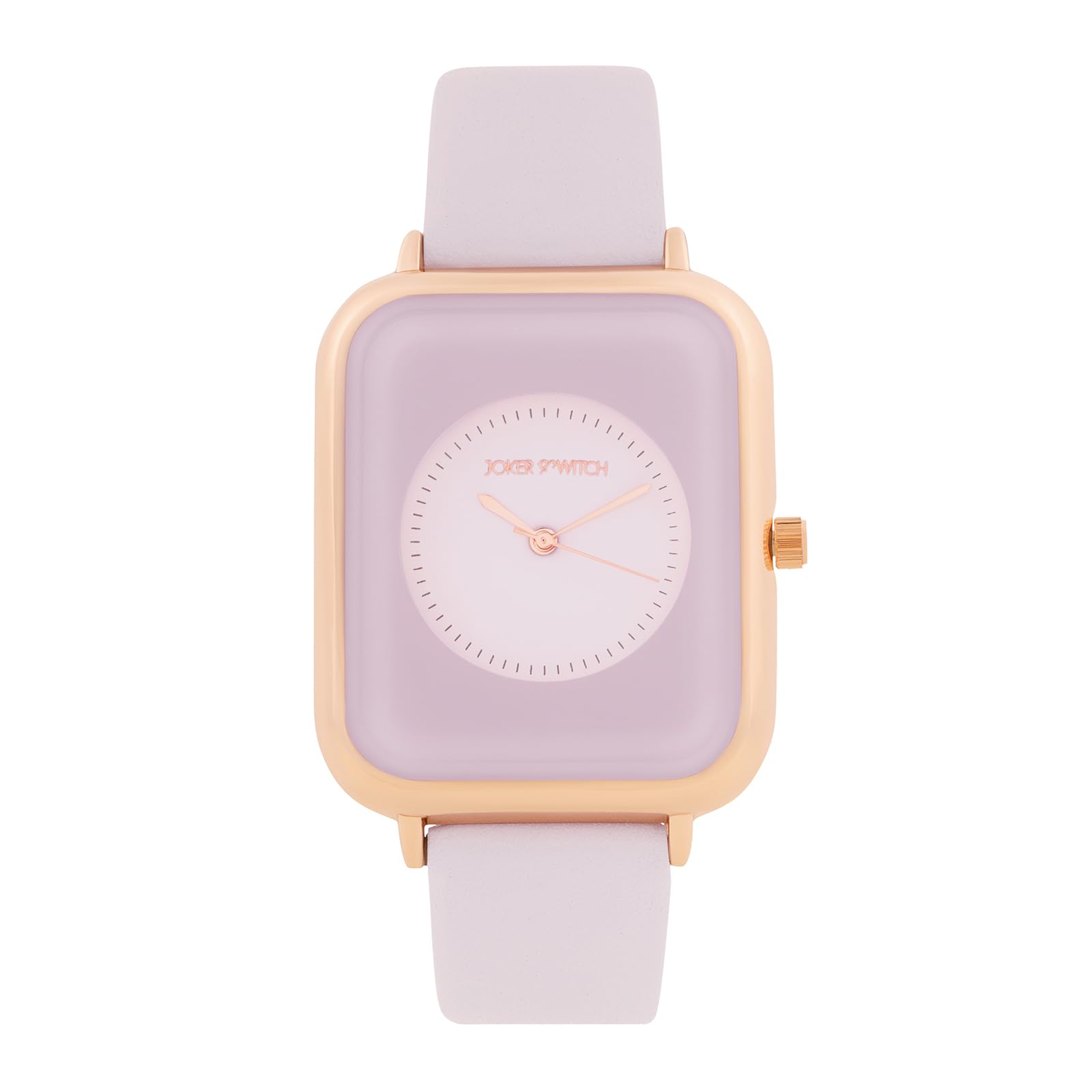 joker & witch Utopia 42 mm Lavender Dial Lavender PU Leather Watch for Women-picture-18