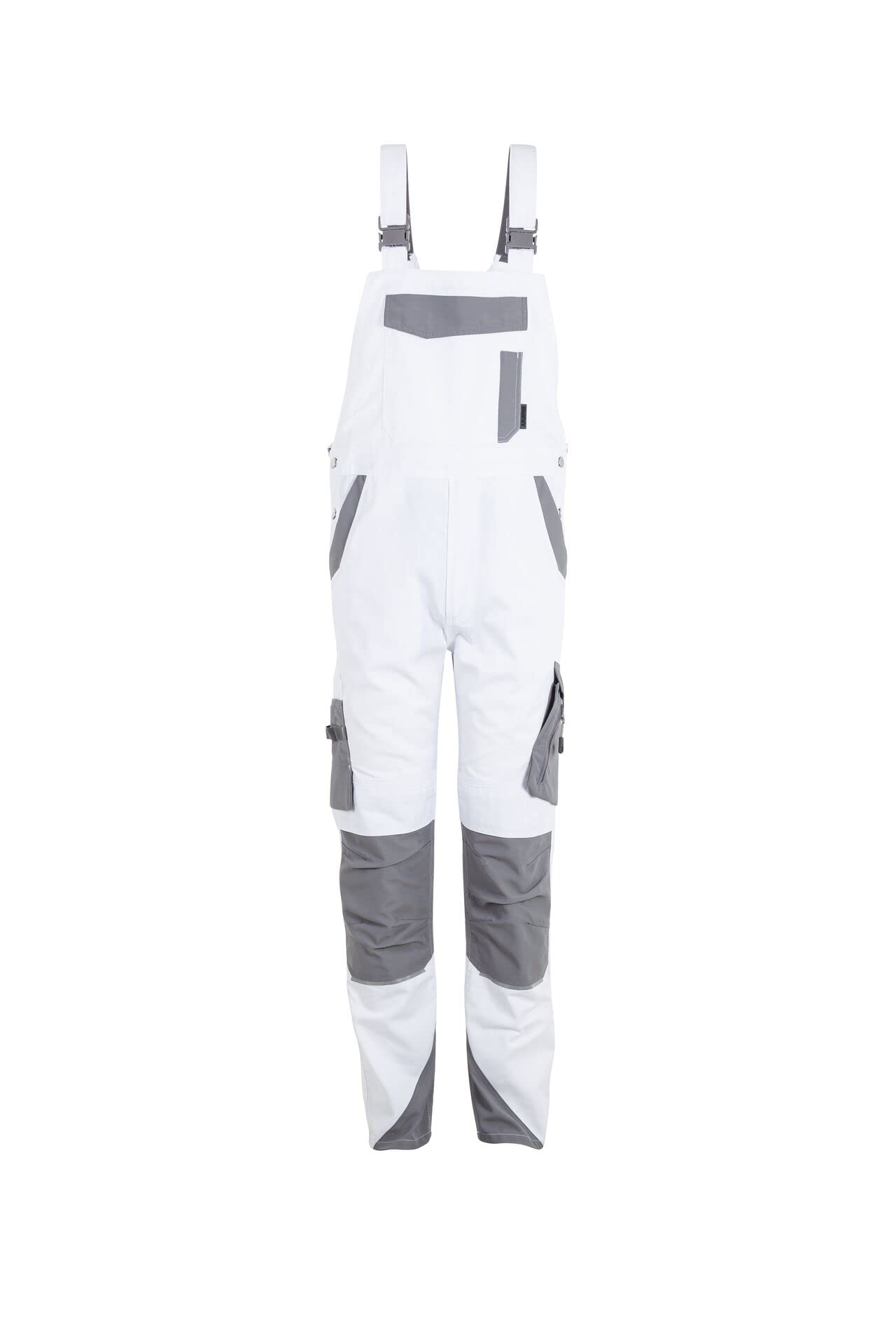 Planam Norit Herren Latzhose Weiss Zink Modell 6528 Größe 52