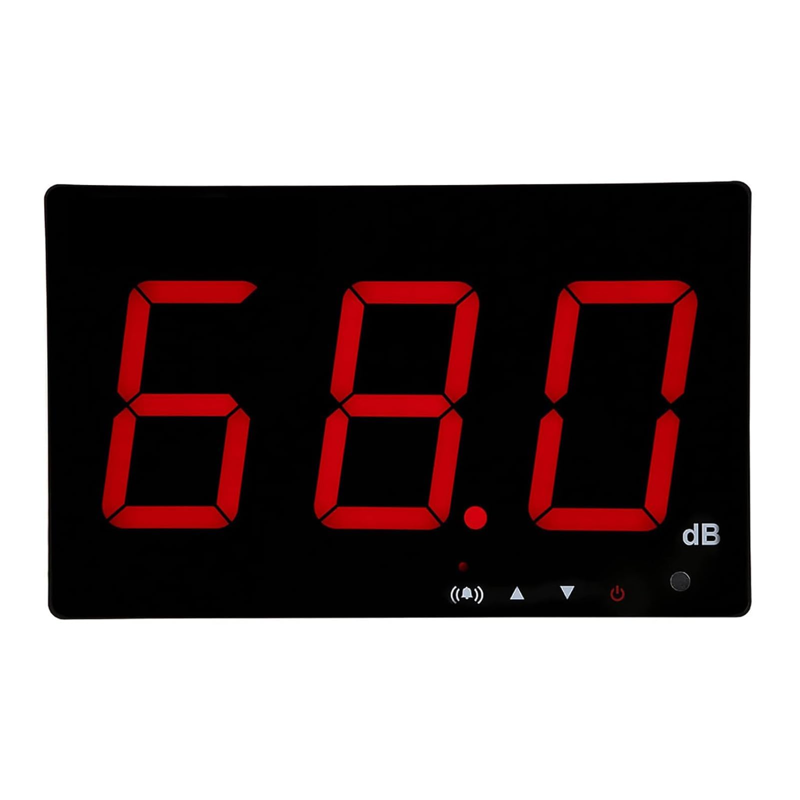 Medidor de Sonido, Medidor de Decibelios, Medidor de Nivel de Sonido Pantalla LCD Montada en la Pared Medidor SPL Digital 30-130dB Lector de Nivel de Presión de Sonido USB, SW-525a