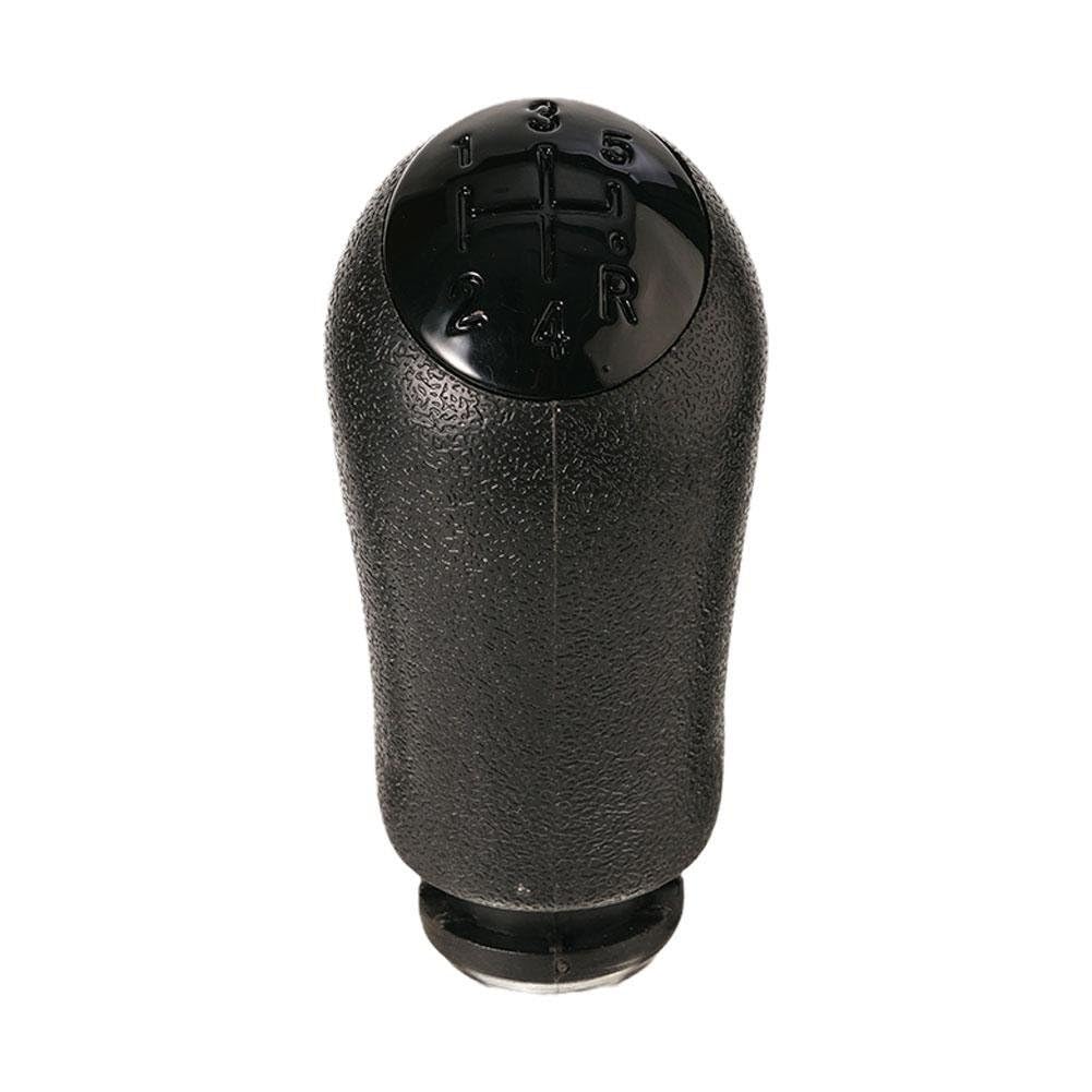 Qkkmuo One Color Shift Knobs Car Gear Shift Knob 5 Speed Gear Shift Knob Lever Shifter Handball Replacement For Modus/For Grand For Modus (Depuis 2004) Manual Car Gear Stick Knob(Black)