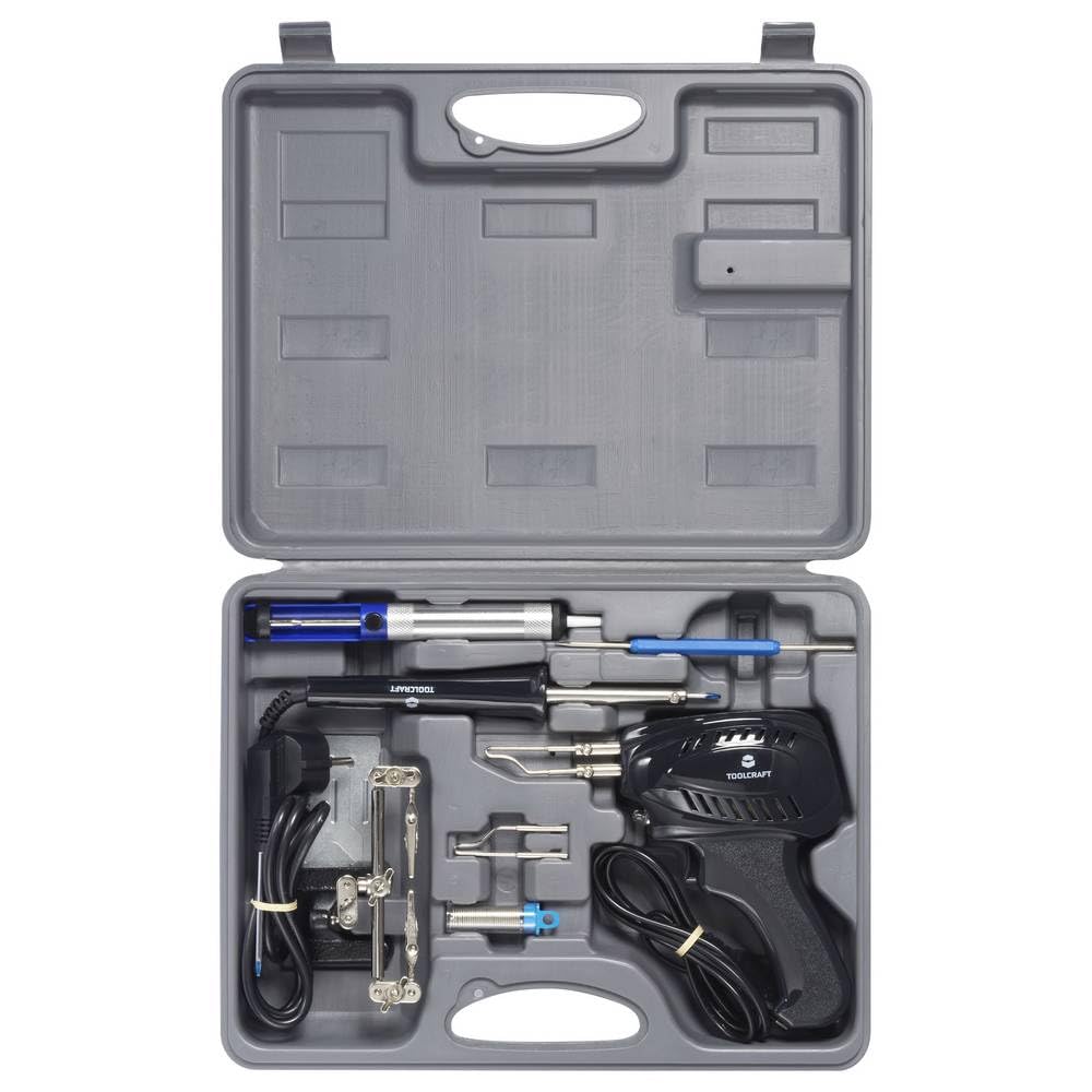 Lutownica z akcesoriami w walizce TOOLCRAFT 100W