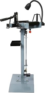Manual Tire Spreader Portable Tire Changer Stand Adjustable LED Light, Tire Spreader Tool for Light Truck and Car