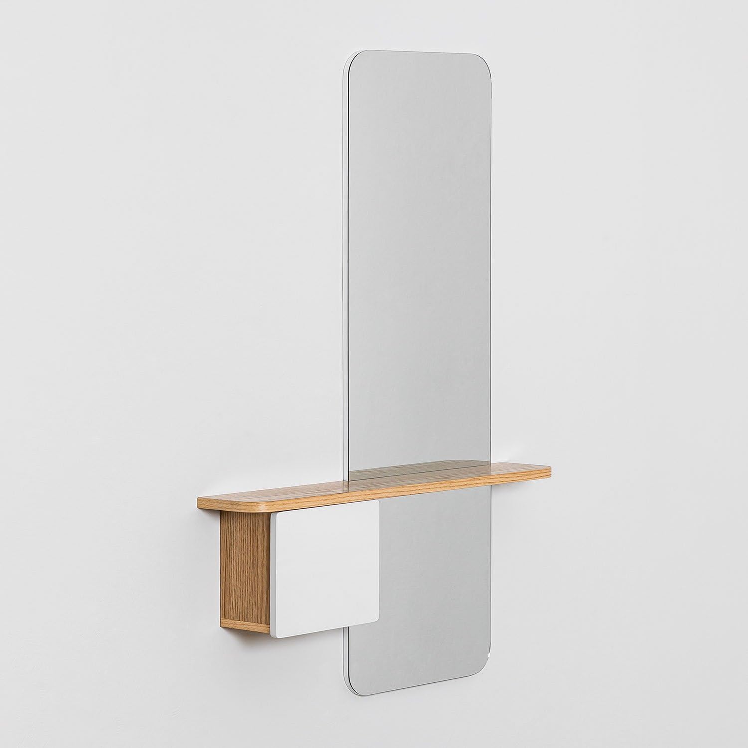 SKLUM Recibidor 80x120 cm en MDF con Espejo Varna