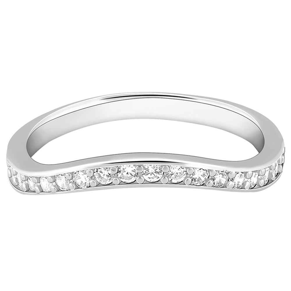 giva 925 Silver Wave Curve Ring,Fixed Size,Indian - 11 | Gifts for Women and Girls | With Certificate of Authenticity and 925 Stamp | 6 Months Warranty*-picture-43