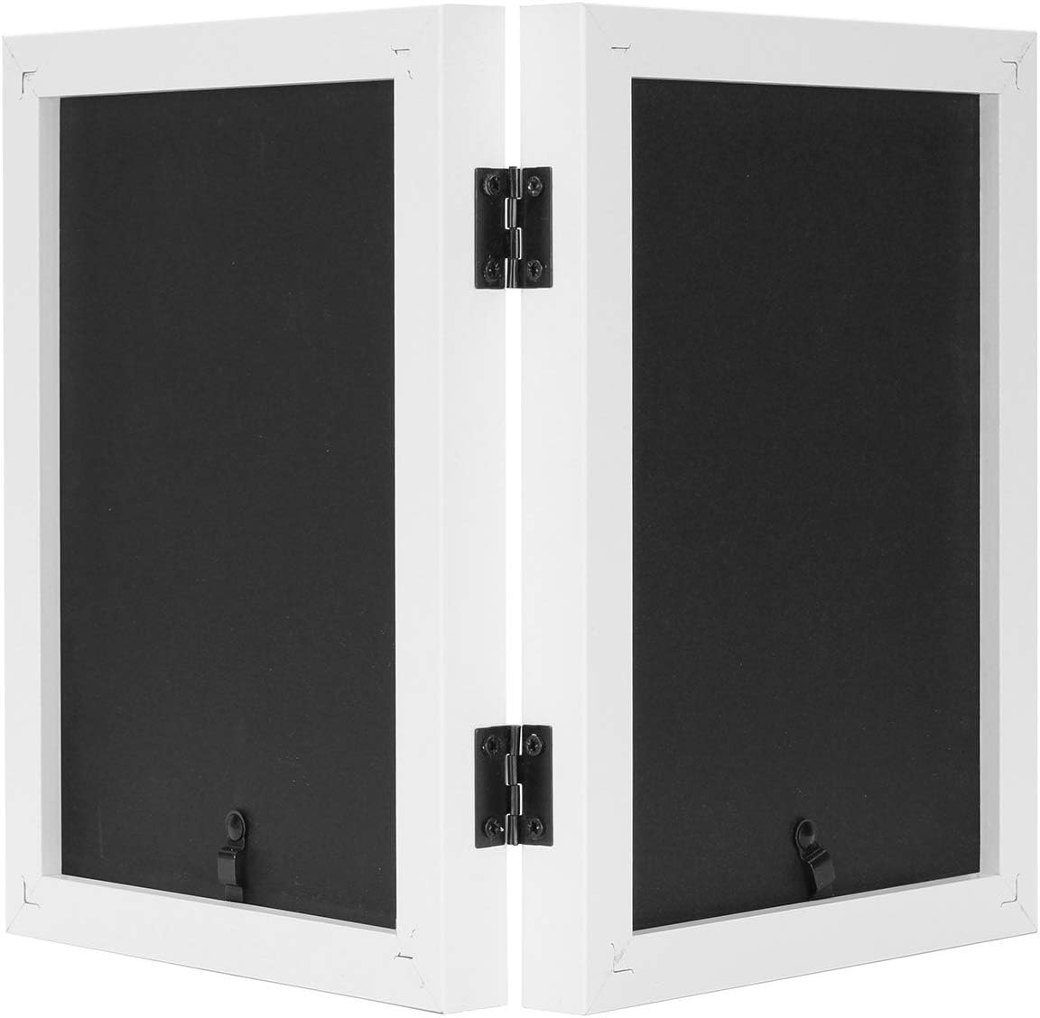 Frametory, Hinged Picture Frame with Glass Front Made to Display Two