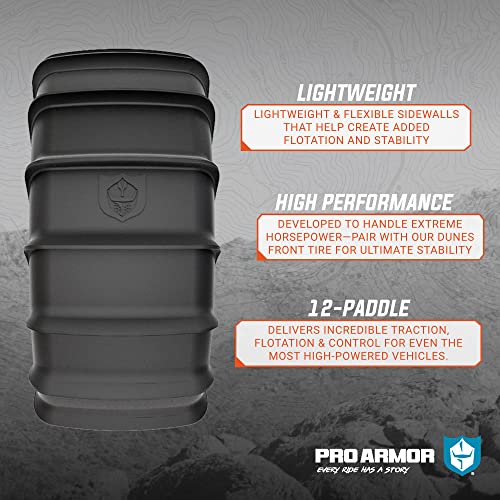Pro Armor T281114Du Dunes Tire Rear 28X11X14 For Polaris Rzr 900 S, Black #TOP2