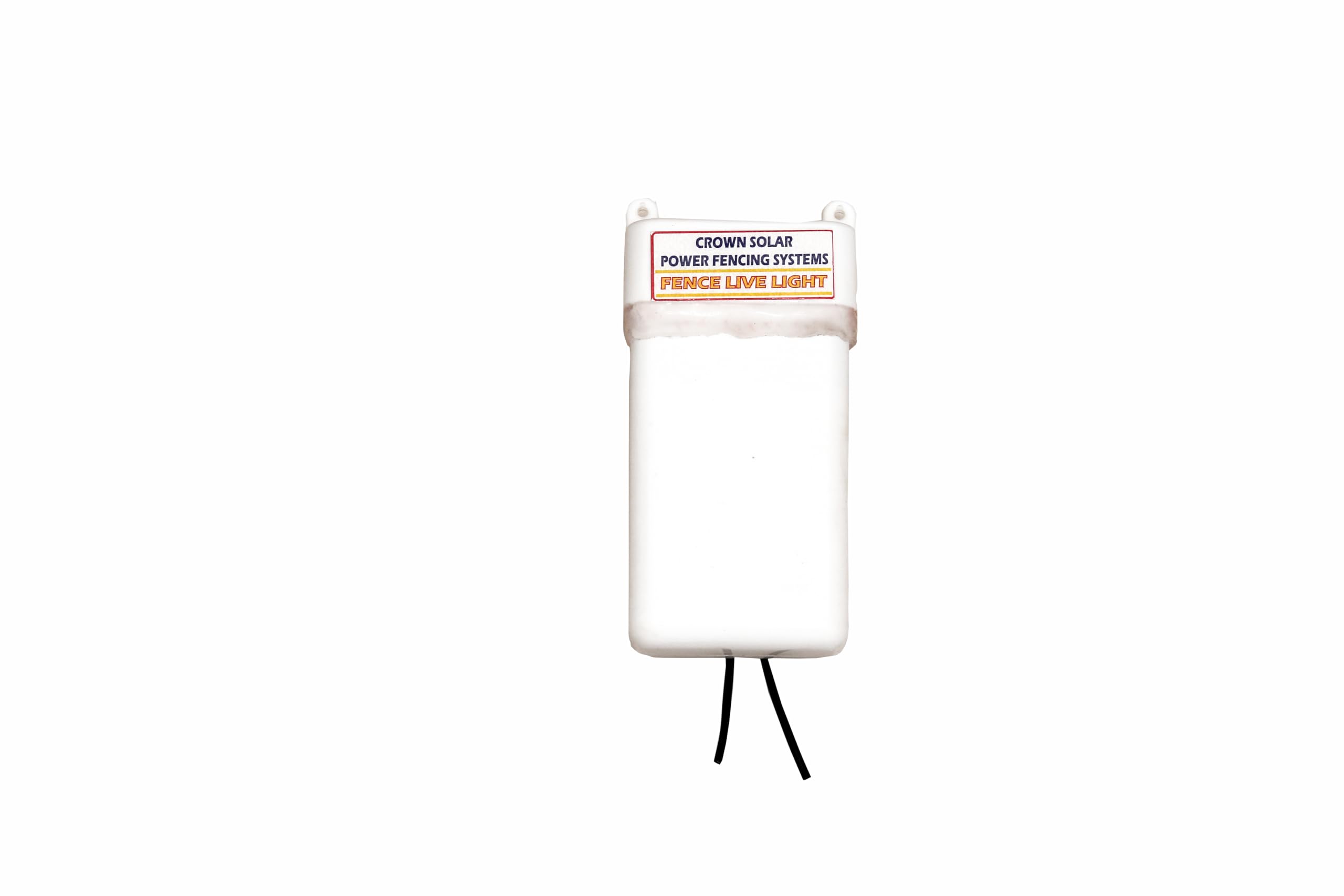 Crown Solar Power Fencing Systems Live Light Indicator, Electric Fence Monitor, White-image-20
