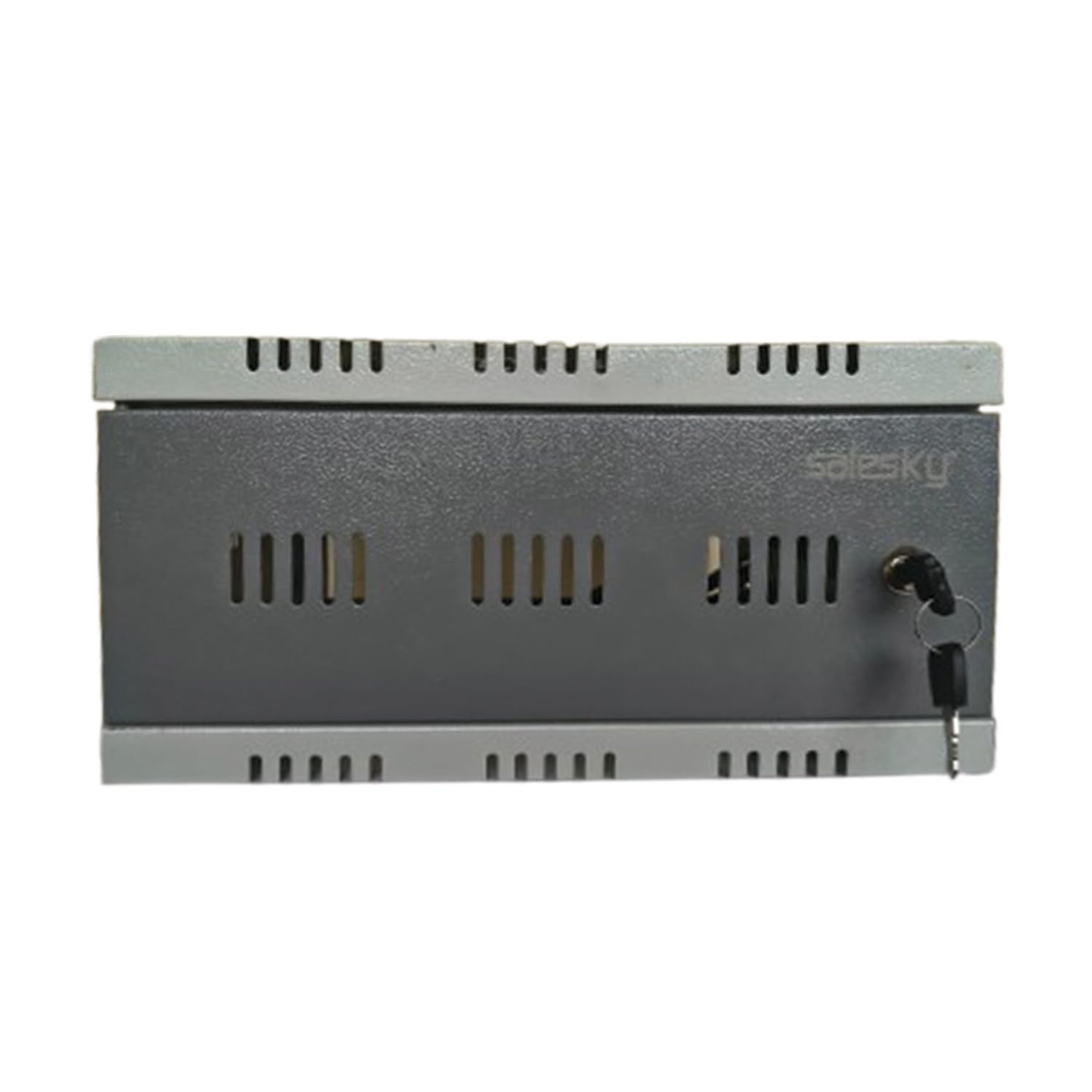 SCPmarts CCTV DVR Cabinet Box with Lock, 1U Server Network Rack, NVR CCTV Camera Storage Box for Security System WiFi Box Cabinet Metal Size (30cm x 30cm x 15 cm)-image-9