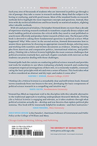 Thinking Like A Political Scientist: A Practical Guide To Research Methods (Chicago Guides To Writing, Editing, And Publishing) #TOP1